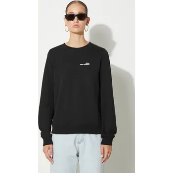 Dámská mikina Bavlněná mikina A.P.C. Sweat Item F COEAS-F27663 BLACK, XS, černá, 99X