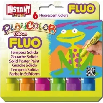 Vodová barva Tuhé temperové vodou roztíratelné barvy - 6ks