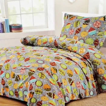 Povlečení Mikroplyšové vánoční povlečení - Vánoční ozdoby