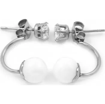 Náušnice Prosperk Náušnice ocelové keramické pecky oboustranné S2952