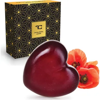 Mýdlo POPPY MEADOW | ručně vyráběné rostlinné mýdlo s kokosovým olejem & glycerinem | 85 g Dedra