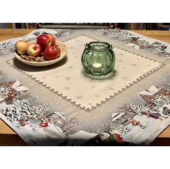 ubrus BYTEMA Gobelínový ubrus a šál ZIMNÍ RADOVÁNKY 40 x 50 cm