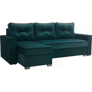 Sedací souprava Sedací souprava Artur II, zelená/černý lem (an 4913 + lem an 4923)