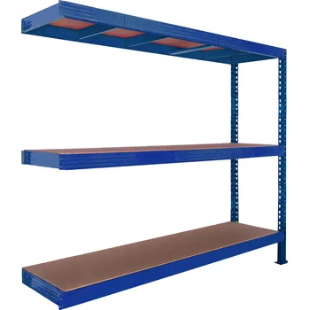 regál Přístavek k regálu Trestles RNC 2000x2400x600, nosnost 2400 kg, 3 police Barva: modrá