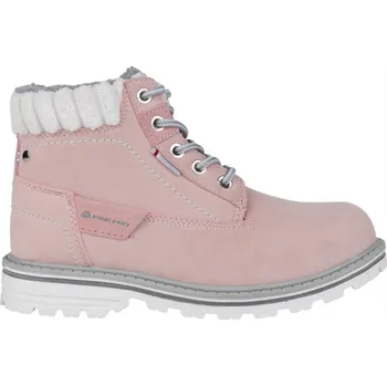 Chlapecká obuv Dětská zimní obuv ALPINE PRO GENTIANO 30 Růžová, Šedá