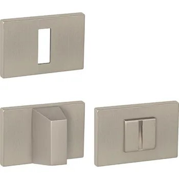 Dveřní kování TI - ROZETA - RT5 rozety WC NP - Nikl perla (142)