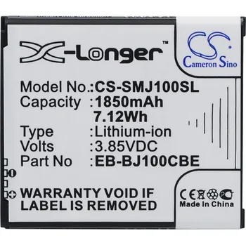 Baterie pro mobilní telefon Baterie Cameron Sino CS-SMJ100SL za Samsung EB-BJ100BCE - neoriginální