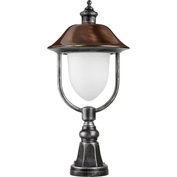 Lampička LCD LED soklové světlo 1157LED, hliník, 3&nbsp;000 K černostříbrná, měď, opálová 1 x 12 W LED - Doprava zdarma