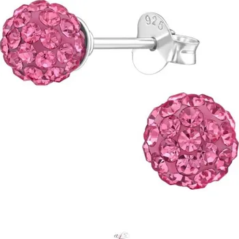 Náušnice Prosperk Náušnice stříbrné s kuličkou Rose S0455