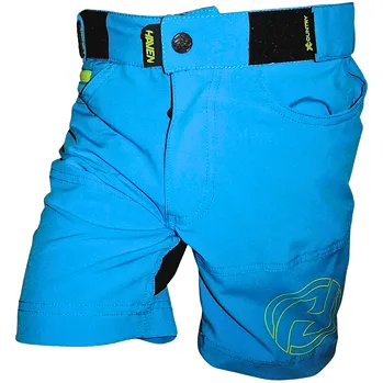 Cyklistické kalhoty Dětské kraťasy HAVEN TeenAge, Blue/Green velikost 6-8 let