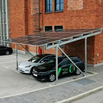 Přístřešek na auto Synerga Solární přístřešek pro 2 vozidla - Carport s možností fotovoltaiky