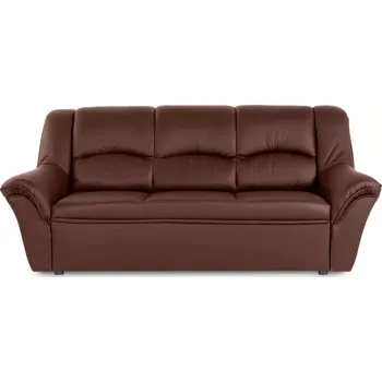 Pohovka Kožená pohovka 3 DUBAJ LUX, třešeň (a-4)