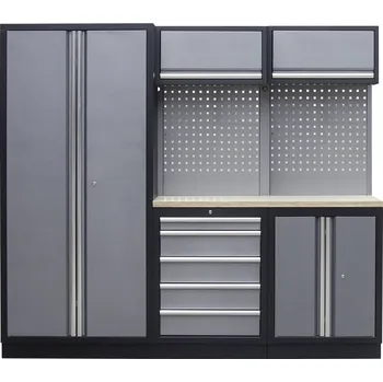 Dílenský stůl Kunzer WESH1 Dílenský modul 1 s dřevěnou pracovní deska (š x v x h) 2275 x 2000 x 458 mm