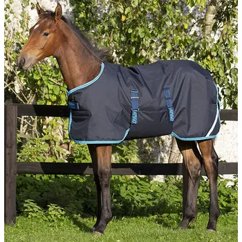 Deka pro koně AMIGO Deka výběhová Amigo, pro hříbata, 200 g, navy/electric blue Délka zad: 80 cm