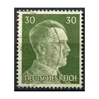 Poštovní známka (1941) MiNr. 794 - O - Deutsches Reich - Adolf Hitler Varianta razítka (2)