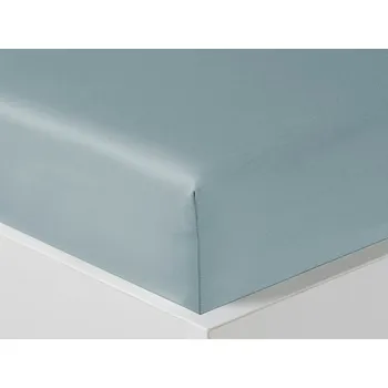 Prostěradlo Luxusní saténové prostěradlo 180x200 TENCEL Šedomodrá