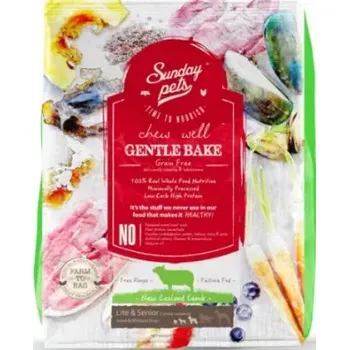 Krmivo pro psa SUNDAY PETS GENTLE BAKE LAMB SENIOR SMALL/MEDIUM BREED 2x1,3 KG (+ SLEVA PO REGISTRACI/PŘIHLÁŠENÍ! ;))