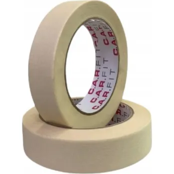 Lepicí páska C.A.R.FIT Maskovací páska 25mm x 45m 80°C (Bílá)