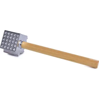 Palička na maso GoEco® | 4v1 palička na maso | univerzální kovovo-dřevěná palička Dedra