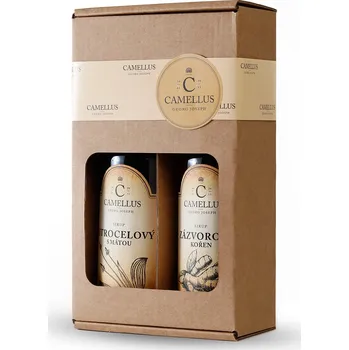 Camellus - Sirup Balíček Premium Jitrocel s mátou,Zázvor 2x0,25 l