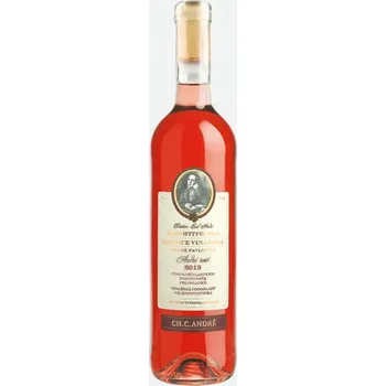Víno Ch.C.André André Rosé 2023 pozdní sběr 0,75 l polosladké růžové víno Šlechtitelská stanice vinařská