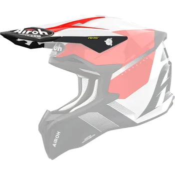 Helma na motorku Kšilt pro přilbu STRYCKER, AIROH (Blazer - červený lesklý)