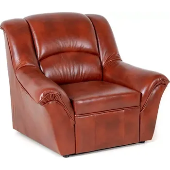 Křeslo Kožené křeslo Dubaj LUX, třešeň (A-4)