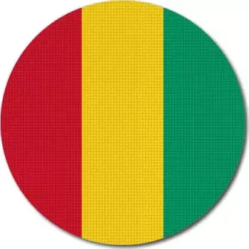Vlajka Pelisport Guinejská vlajka kulatá ø 45 mm