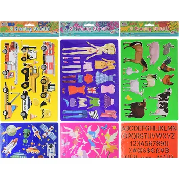 Mikro trading Vykreslovací šablony - 2 ks v sáčku