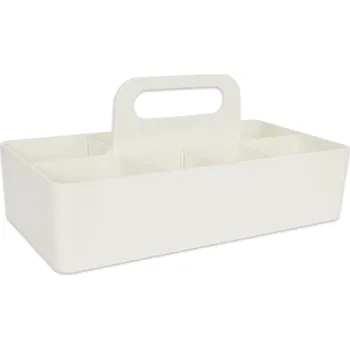 VODNESÚKLID | Plastový organizér s madlem | 8 přihrádek + 3 vyjímatelné přepážky | smetanový Dedra