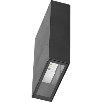 Černé fasádní LED svítidlo obdelníkové 4W IP65 - Teplá bílá - LED Solution - 218561 - 218561