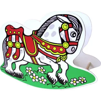 Houpací kůň Retros Dřevěné houpadlo Houpací kůň