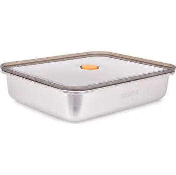 Dóza na potraviny GOURMET | nerezová hermetická dóza na potraviny se silikonovým těsněním | 1,6 L Dedra