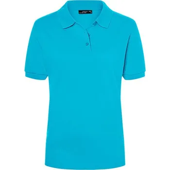 Dámské tričko James&amp;Nicholson Dámská polokošile JN071 Turquoise XL