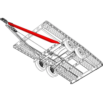 Příslušenství pro přívěs Oj VAPP PAV, PVV 2,5 m/2000-2700 kg levá