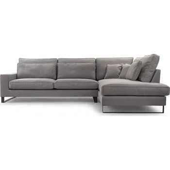 Sedací souprava Sedací souprava TORRE BLACK, pravá, šedá (inari 91)