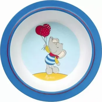 Sada nádobí Melaminová miska baby mistička se silikonem LOLO LOMBARDO - NOVÝ DESIGN (15,5 cm) sigikid (25284)