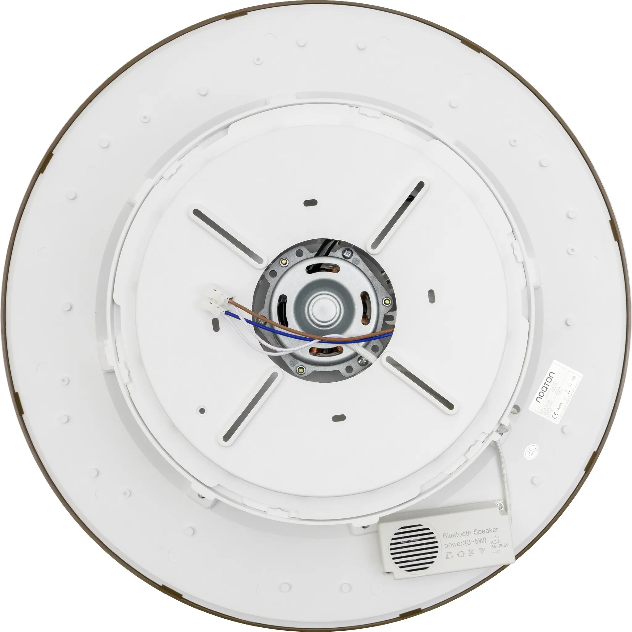 Fotografie 6 - Stropní ventilátor Noaton Vega 11056CR kávový