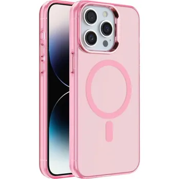 Pouzdro na mobilní telefon Magsafe růžový kryt pro iPhone 15
