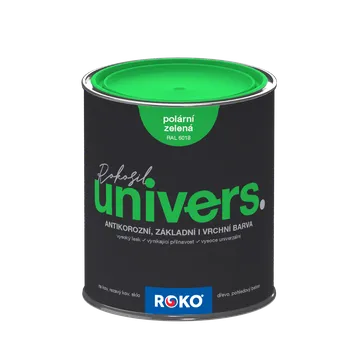 univerzální barva Rokospol Rokosil UNIVERS Barva: RAL 6018 Polární zelená, Objem: 0,6 l