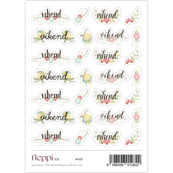 samolepka Fleppi Samolepky Jarní Víkend