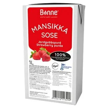Ovocné pyré 100% Jahoda 1l - Bonne