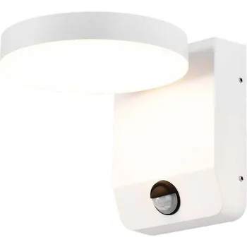 Bílé fasádní LED svítidlo kulaté s pohybovým čidlem 17W IP65 - Denní bílá - LED Solution - 2955 - 2955