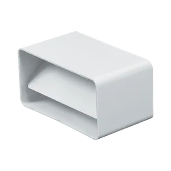 Ventilační potrubí Den Braven Spojka plochého kanálu s klapkou 110 × 55 mm