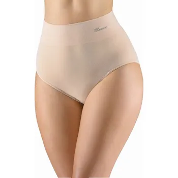 Kalhotky Gina Výhodné balení 5 kusů - Bambusové klasické kalhotky vysoký pas 00040P Barva/Velikost: béžová / XL/XXL