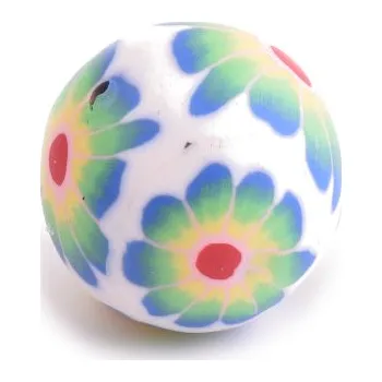 Dětské navlékací korálky Korálek 18mm modro zelený - 1ks