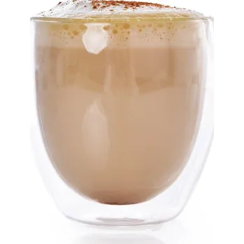 Sklenice BOROSIL | dvoustěnná termo sklenice 250 ml z borosilikátového skla Dedra