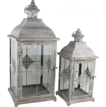 Svícen Kovová lucerna K3965/ Sada 2