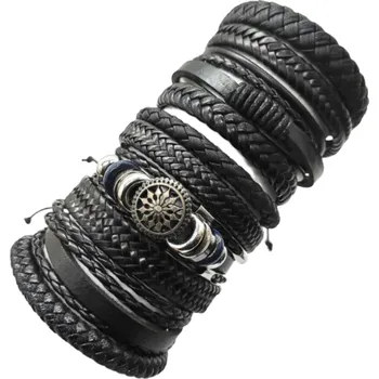 Náramek Kožený náramek Sol 3013-10