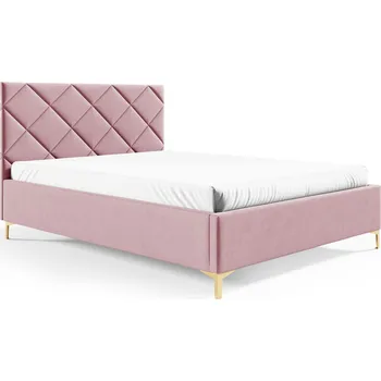 Postel Postel PK 33 160x200 cm - zlaté nohy Růžová